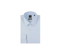 BOSS Camicia slim fit in popeline di cotone elasticizzato facile da stirare - Style H-HANK-kent-C1-214, 50469345 Celeste 45