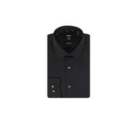BOSS Camicia slim fit in popeline di cotone elasticizzato facile da stirare - Style H-HANK-kent-C1-214, 50469345 Nero 37