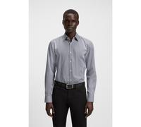 BOSS Camicia slim fit in cotone a righe facile da stirare - Style H-HANK-kent-C1-214, 50545123 Righe blu 39