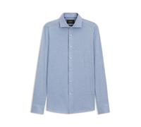 BOSS Camicia slim fit in cotone e seta - Style L-HAYS-SPREAD-C1-243, 50567205 Celeste 41