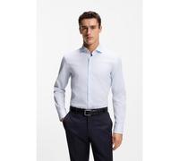 BOSS Camicia slim fit in cotone elasticizzato a righe facile da stirare - Style H-HANK-SP-C1-261, 50556377 Righe blu 40