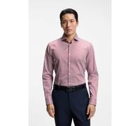 BOSS Camicia slim fit in cotone elasticizzato a righe facile da stirare - Style H-HANK-SP-C1-261, 50567021 Strisce rosse 42