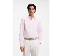 BOSS Camicia slim fit in cotone elasticizzato a righe facile da stirare - Style H-HANK-SP-C1-261, 50567021 Rosa chiaro 41