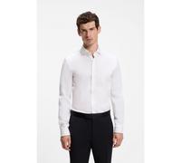 BOSS Camicia slim fit in cotone elasticizzato a righe facile da stirare - Style H-HANK-SP-DC-263, 50567298 Bianco 42