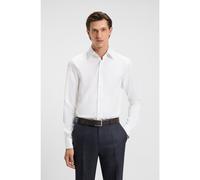 BOSS Camicia slim fit in cotone elasticizzato lavorato italiano - Style L-HAYS-KENT-C1-243, 50525359 Bianco 45