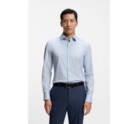 BOSS Camicia slim fit in cotone elasticizzato stampato - Style H-HANK-S-K-C1-261, 50556723 Blu a motivi 44