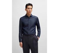 BOSS Camicia slim fit in denim di cotone con colletto alla francese - Style L-HAYS-SPREAD-C1-243, 50520592 Blu scuro 44A