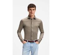 BOSS Camicia slim fit in jersey di cotone - Style L-HAYS-SPREAD-C1-243, 50567149 Marrone 38
