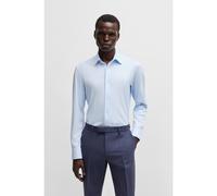 BOSS Camicia slim fit in jersey elasticizzato ad alte prestazioni con microlavorazioni - Style P-HANK-kent-C1-222, 50533395 Celeste 46
