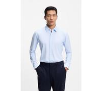 BOSS Camicia slim fit in jersey elasticizzato ad alte prestazioni con stampa - Style P-HANK-S-K-261, 50556692 Quadri azzurri 43