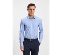 BOSS Camicia slim fit in jersey elasticizzato ad alte prestazioni con stampa - Style P-HANK-s-kent-C1-222, 50550038 Blu a motivi 46