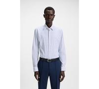 BOSS Camicia slim fit in jersey elasticizzato ad alte prestazioni con stampa - Style P-ROAN-kent-C1-233, 50545270 Bianco a motivi XXL