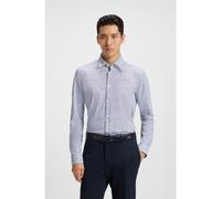 BOSS Camicia slim fit in jersey elasticizzato ad alte prestazioni con stampa - Style P-ROAN-kent-C1-233, 50545269 Blu scuro M