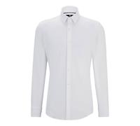 BOSS Camicia Slim Fit in Jersey Elasticizzato P-HANK-s-kent 50503554 Bianco