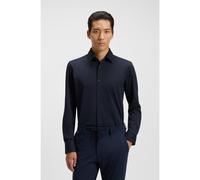 BOSS Camicia slim fit in misto cotone elasticizzato ad alte prestazioni - Style P-HANK-s-kent-C1-222, 50474283 Blu scuro 40