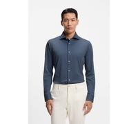 BOSS Camicia slim fit in misto cotone italiano - Style L-HAYS-SPREAD-C1-243, 50551728 Blu 38
