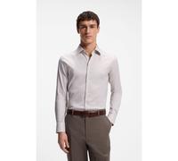 BOSS Camicia slim fit in misto cotone lavorato - Style L-HAYS-KENT-C1-243, 50566200 Beige chiaro 40