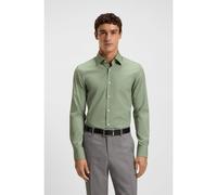 BOSS Camicia slim fit in popeline di cotone elasticizzato facile da stirare - Style H-HANK-kent-C1-214, 50469345 Calce 40