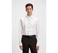 BOSS Camicia slim fit in popeline di cotone italiano - Style L-HAYS-TUXSPREAD-254, 50550334 Bianco 38