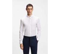 BOSS Camicia slim fit in popeline di misto cotone facile da stirare - Style P-HANK-spread-C1-222, 50479915 Bianco 37