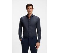 BOSS Camicia slim fit in popeline di misto cotone facile da stirare - Style P-HANK-spread-C1-222, 50479915 Blu scuro 40A