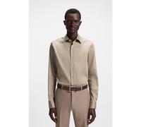 BOSS Camicia slim fit in popeline di misto cotone italiano - Style L-HAYS-KENT-C1-243, 50544812 Beige 45