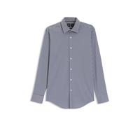 BOSS Camicia slim fit in popeline elasticizzata ad alte prestazioni a quadri - Style P-HANK-kent-C1-222, 50545319 Blu a motivi 45