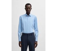 BOSS Camicia slim fit in tessuto elasticizzato ad alte prestazioni a righe - Style P-HANK-s-kent-C1-222, 50539397 Celeste 41