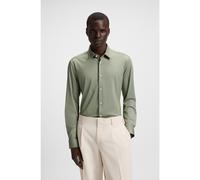 BOSS Camicia slim fit in tessuto lavorato elasticizzato ad alte prestazioni - Style P-ROAN-kent-C1-233, 50533434 Verde M