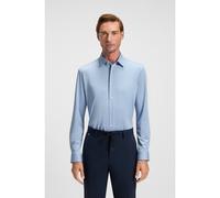 BOSS Camicia slim fit in tessuto lavorato elasticizzato ad alte prestazioni - Style P-ROAN-kent-C1-233, 50533434 Celeste S