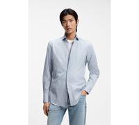 BOSS Camicia slim fit in twill di cotone italiano a righe - Style H-HANK-SP-C1-261, 50556513 Righe azzurre 40