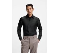 BOSS Camicia slim fit in twill di seta italiano - Style L-HAYS-KENT-HP-254, 50550753 Nero 38