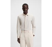 BOSS Camicia slim fit in twill elasticizzato ad alte prestazioni con stampa - Style P-HANK-kent-C1-222, 50545428 Bianco 41A
