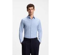 BOSS Camicia slim fit in twill elasticizzato ad alte prestazioni - Style P-HANK-kent-C1-222, 50503356 Celeste 44L