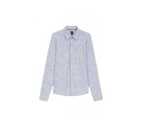 Boss - Camicia Stampata Slim-Fit Performance-Stretch - - Shirts - Uomo - Blu - L
