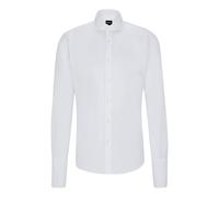 BOSS Camicia Uomo Polsini Doppi Regular Fit Cotone Elasticizzato 50491977