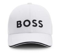 BOSS Cappellino a sei pannelli in piqué lavorato con logo ricamato - Style Cap-US-1, 50519247 Bianco pz.