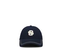BOSS Cappellino in cotone ispirato al mondo equestre con monogramma Double B - Style CAP LEATHER BB ORCHID, B7U1601 Blu scuro 57