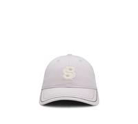 BOSS Cappellino in cotone ispirato al mondo equestre con monogramma Double B - Style CAP LEATHER BB ORCHID, B7U1601 Luce viola 55