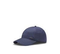 BOSS Cappellino in lana vergine con scritta logo metallizzata - Style Zed-Perf-Air-Wool, 50560310 Blu pz.