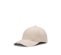 BOSS Cappellino in lino con logo ricamato - Style Zed-LN, 50539422 Beige chiaro pz.