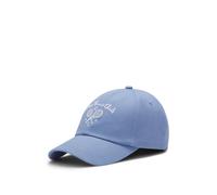 BOSS Cappellino in twill di cotone con grafica ispirata al tennis - Style Lach_Member, 50560401 Celeste pz.