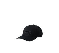 BOSS Black - Seth - Cappellino nero con logo ricamato One Size