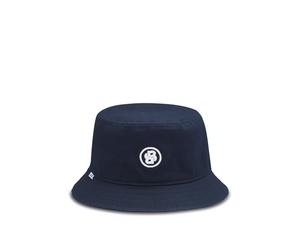 BOSS Cappello da pescatore per bambini in cotone con monogramma Double B - Style J51699/84946, J51699 Blu scuro 46