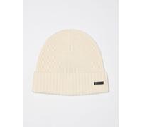BOSS Cappello in lana vergine a coste OS Bianco