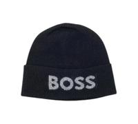 Boss - Cappello in misto lana stampato - - Accessories - Uomo - Nero - ONE SIZE