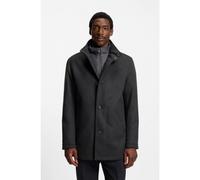 BOSS Cappotto corto relaxed fit in lana e cashmere - Style H-Coxtan-234, 50549193 Grigio 46