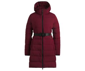 BOSS Cappotto da equitazione trapuntato idrorepellente con zip laterali - Style VESPA CORD PUFFER COAT, B6W1402 Rosso scuro L