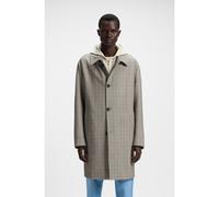 BOSS Cappotto dal taglio classico con motivo a quadri - Style C-Clark-253, 50546039 Beige a motivi 52
