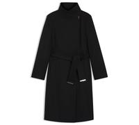 BOSS Cappotto formale in lana vergine e cashmere con cintura - Style Calegan, 50548490 Nero 48